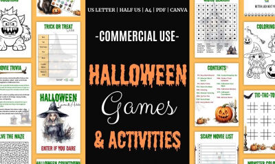 PLR Halloween Activities and MRR Monster Bonus